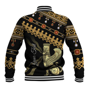 Assyrian New Year Baseball Jacket Akitu 6774 Kha B Nissan LT01