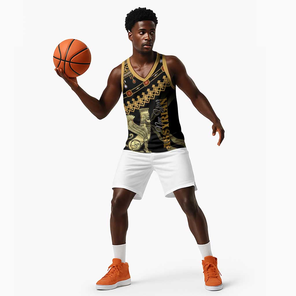 Assyrian New Year Basketball Jersey Akitu 6774 Kha B Nissan - African Pride