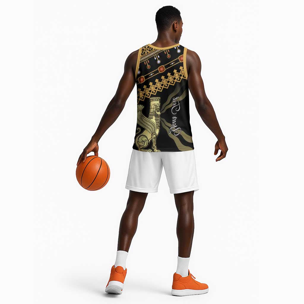 Assyrian New Year Basketball Jersey Akitu 6774 Kha B Nissan - African Pride