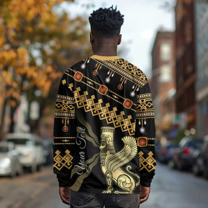 Assyrian New Year Long Sleeve Shirt Akitu 6774 Kha B Nissan LT01