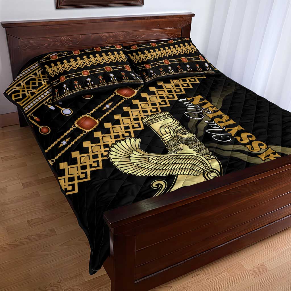 Assyrian New Year Quilt Bed Set Akitu 6774 Kha B Nissan