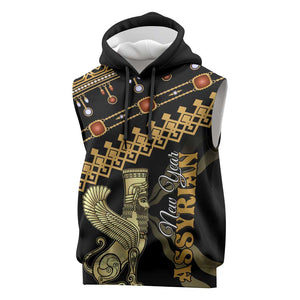 Assyrian New Year Sleeveless Hoodie Akitu 6774 Kha B Nissan - African Pride