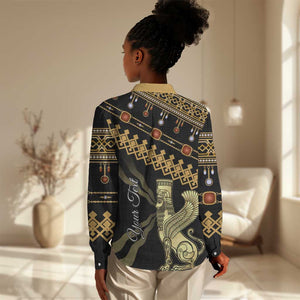 Assyrian New Year Women Casual Shirt Akitu 6774 Kha B Nissan LT01
