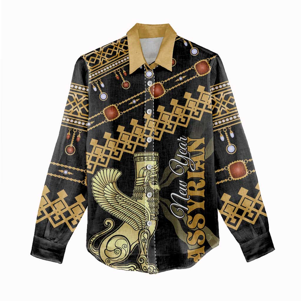Assyrian New Year Women Casual Shirt Akitu 6774 Kha B Nissan LT01