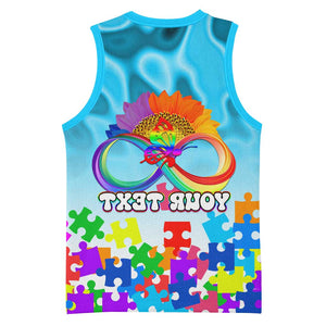 World Autism Awareness Day 2024 Basketball Jersey In A World Where You Can Be Anything Be Kind - African Pride