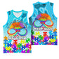 World Autism Awareness Day 2024 Basketball Jersey In A World Where You Can Be Anything Be Kind - African Pride