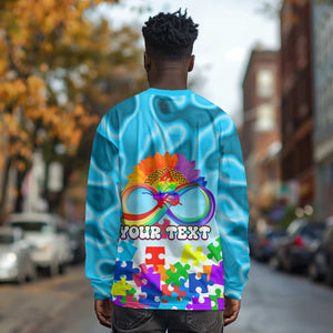 World Autism Awareness Day 2024 Long Sleeve Shirt In A World Where You Can Be Anything Be Kind LT01