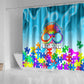 World Autism Awareness Day 2024 Shower Curtain In A World Where You Can Be Anything Be Kind