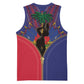 Afro Haiti Heritage Month Basketball Jersey Zipper Stylized - African Pride