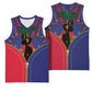 Afro Haiti Heritage Month Basketball Jersey Zipper Stylized - African Pride