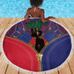 Afro Haiti Heritage Month Beach Blanket Zipper Stylized