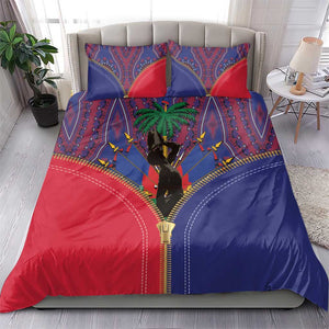 Afro Haiti Heritage Month Bedding Set Zipper Stylized