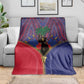 Afro Haiti Heritage Month Blanket Zipper Stylized