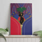 Afro Haiti Heritage Month Canvas Wall Art Zipper Stylized