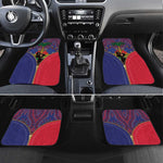 Afro Haiti Heritage Month Car Mats Zipper Stylized