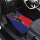 Afro Haiti Heritage Month Car Mats Zipper Stylized