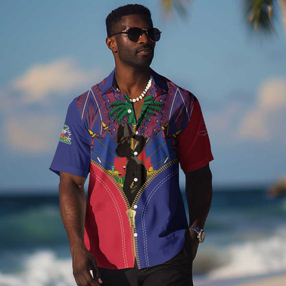 Afro Haiti Heritage Month Hawaiian Shirt Zipper Stylized