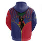 Afro Haiti Heritage Month Hoodie Zipper Stylized