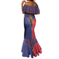 Afro Haiti Heritage Month Mermaid Dress Zipper Stylized
