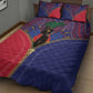 Afro Haiti Heritage Month Quilt Bed Set Zipper Stylized