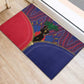 Afro Haiti Heritage Month Rubber Doormat Zipper Stylized
