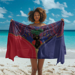 Afro Haiti Heritage Month Sarong Zipper Stylized