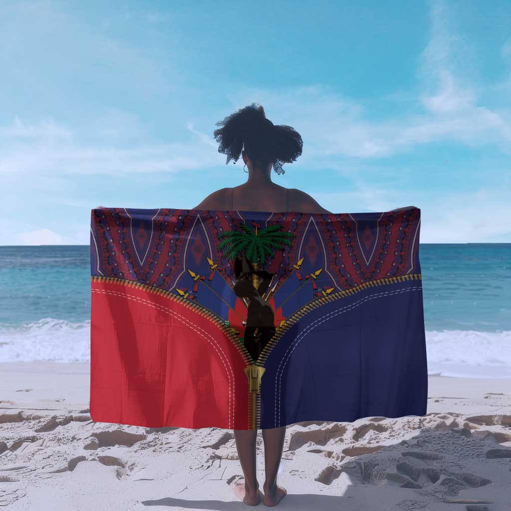 Afro Haiti Heritage Month Sarong Zipper Stylized
