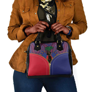 Afro Haiti Heritage Month Shoulder Handbag Zipper Stylized