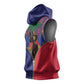 Afro Haiti Heritage Month Sleeveless Hoodie Zipper Stylized - African Pride