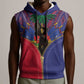 Afro Haiti Heritage Month Sleeveless Hoodie Zipper Stylized - African Pride