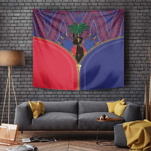 Afro Haiti Heritage Month Tapestry Zipper Stylized