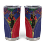 Afro Haiti Heritage Month Tumbler Cup Zipper Stylized