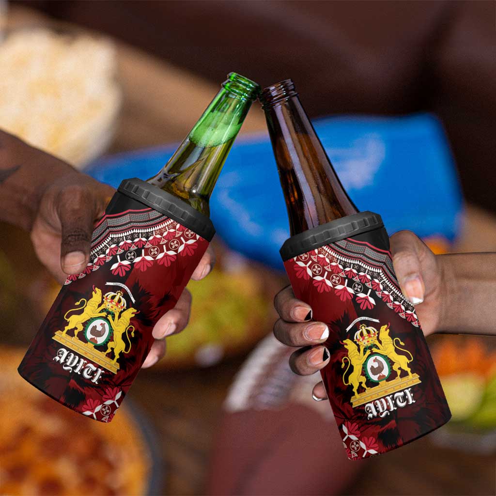 Anpi an Ayiti 1804–1806 Haiti 4 in 1 Can Cooler Tumbler Liberte ou la Mort!