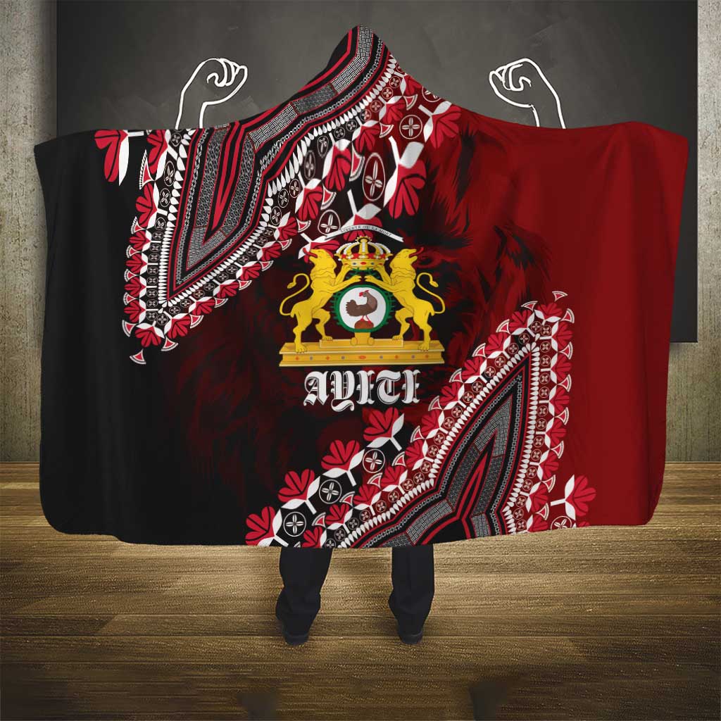 Anpi an Ayiti 1804–1806 Haiti Hooded Blanket Liberte ou la Mort!