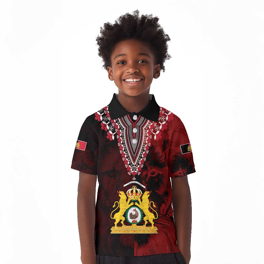 Anpi an Ayiti 1804–1806 Haiti Kid Polo Shirt Liberte ou la Mort!