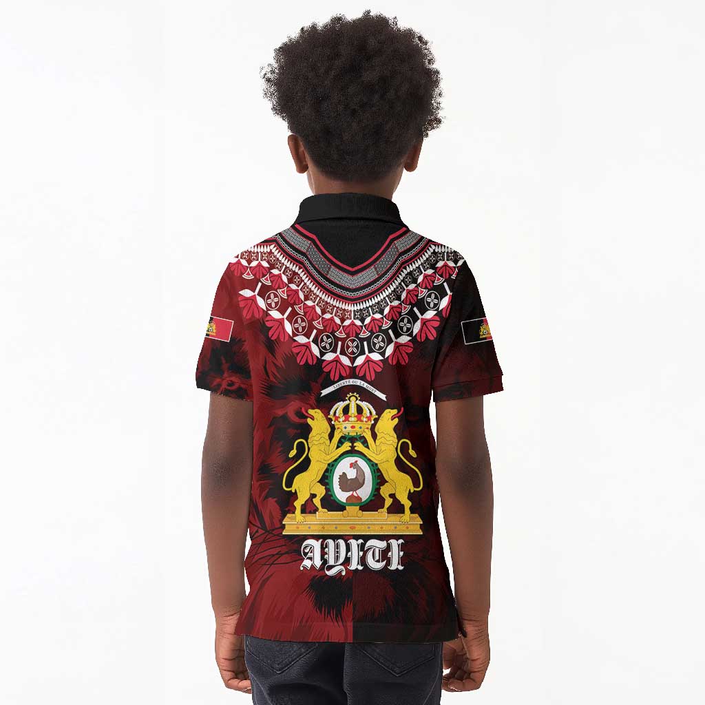 Anpi an Ayiti 1804–1806 Haiti Kid Polo Shirt Liberte ou la Mort!