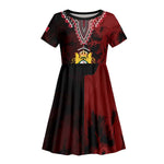 Anpi an Ayiti 1804–1806 Haiti Kid Short Sleeve Dress Liberte ou la Mort!