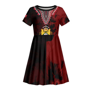 Anpi an Ayiti 1804–1806 Haiti Kid Short Sleeve Dress Liberte ou la Mort!