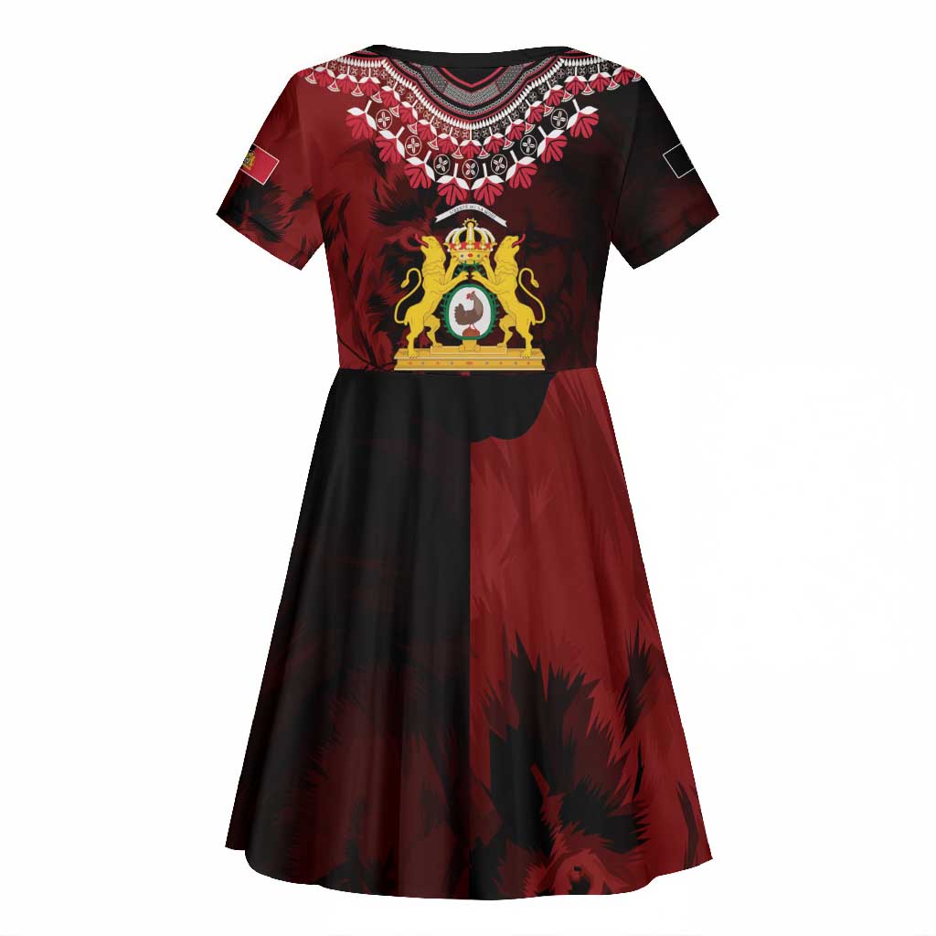 Anpi an Ayiti 1804–1806 Haiti Kid Short Sleeve Dress Liberte ou la Mort!