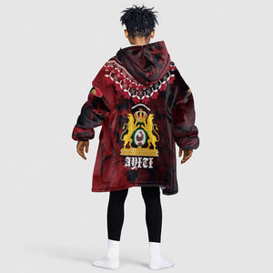 Anpi an Ayiti 1804–1806 Haiti Kid Wearable Blanket Hoodie Liberte ou la Mort!