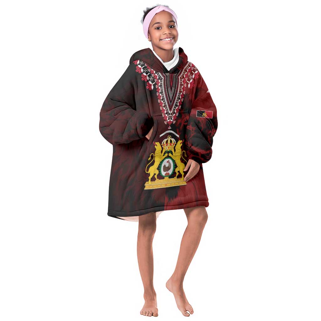 Anpi an Ayiti 1804–1806 Haiti Kid Wearable Blanket Hoodie Liberte ou la Mort!