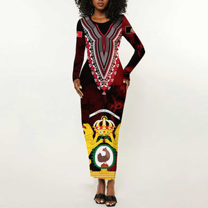 Anpi an Ayiti 1804–1806 Haiti Long Sleeve Bodycon Dress Liberte ou la Mort!