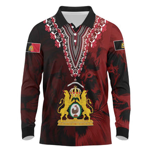 Anpi an Ayiti 1804–1806 Haiti Long Sleeve Polo Shirt Liberte ou la Mort!