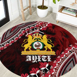 Anpi an Ayiti 1804–1806 Haiti Round Carpet Liberte ou la Mort!
