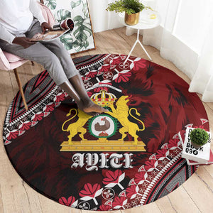 Anpi an Ayiti 1804–1806 Haiti Round Carpet Liberte ou la Mort!