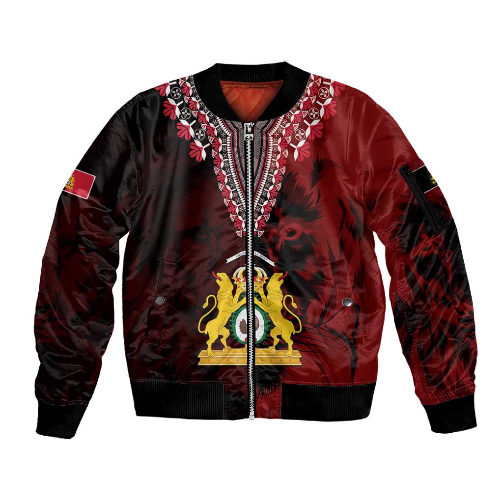 Anpi an Ayiti 1804–1806 Haiti Sleeve Zip Bomber Jacket Liberte ou la Mort!