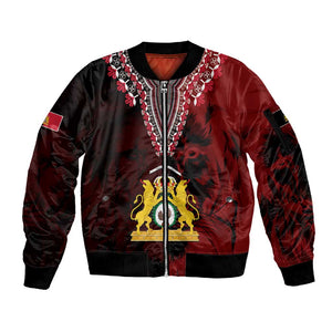 Anpi an Ayiti 1804–1806 Haiti Sleeve Zip Bomber Jacket Liberte ou la Mort!