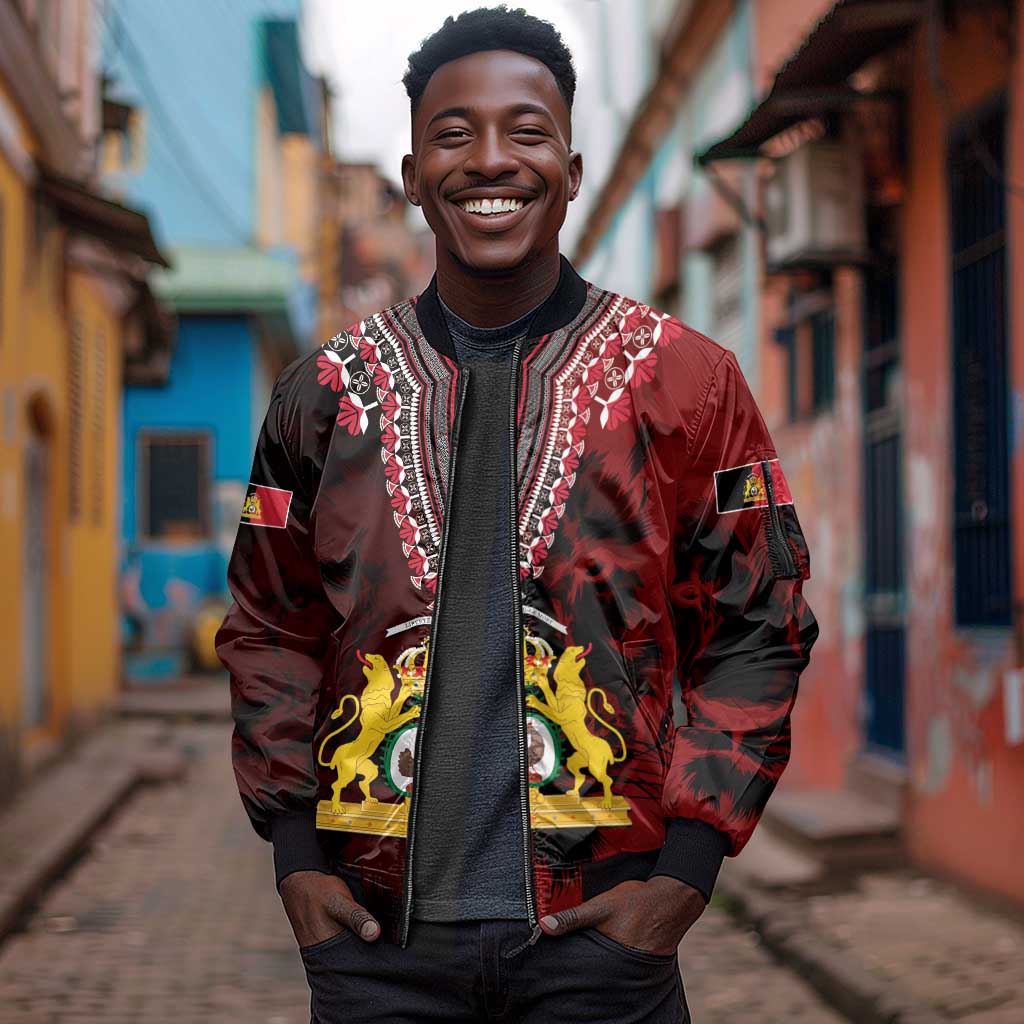 Anpi an Ayiti 1804–1806 Haiti Sleeve Zip Bomber Jacket Liberte ou la Mort!