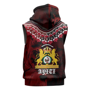 Anpi an Ayiti 1804–1806 Haiti Sleeveless Hoodie Liberte ou la Mort! - African Pride