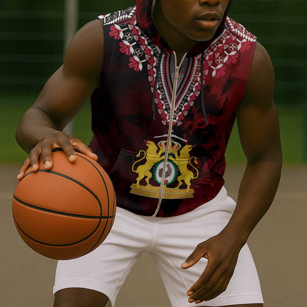 Anpi an Ayiti 1804–1806 Haiti Sleeveless Zip Hoodie Liberte ou la Mort! - African Pride